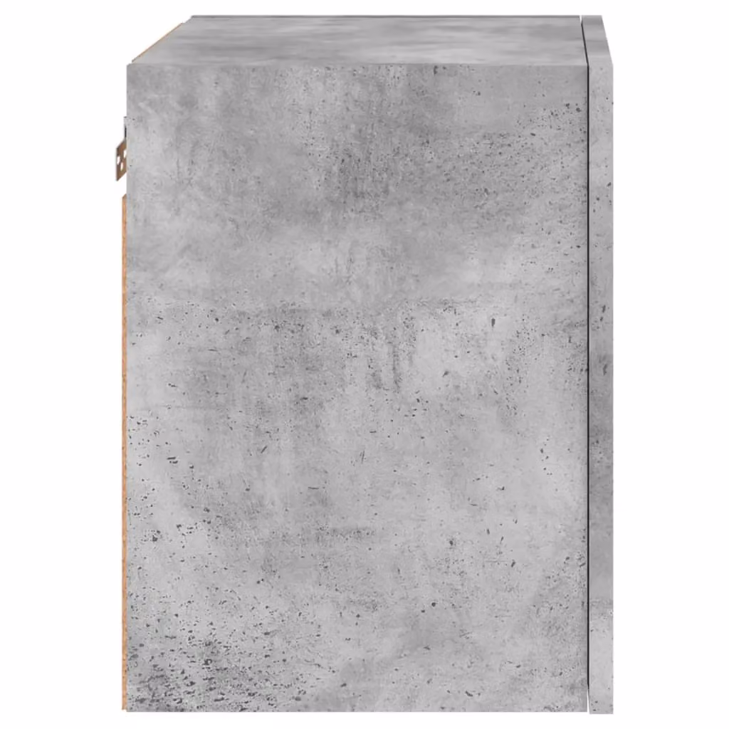 Berkfield Home Wall Mounted TV Cabinet in Concrete Grey, W: 40.5 cm, D: 30 cm, H: 40 cm – 4