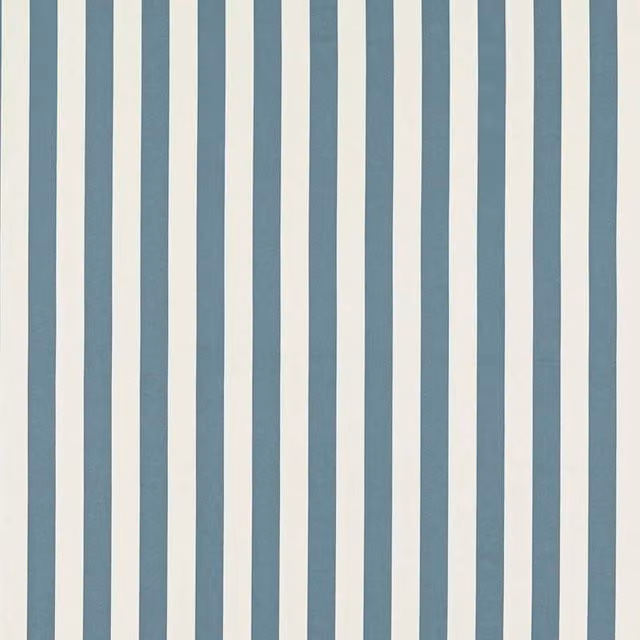 Clarke & Clarke Portland Fabric in Blue and White