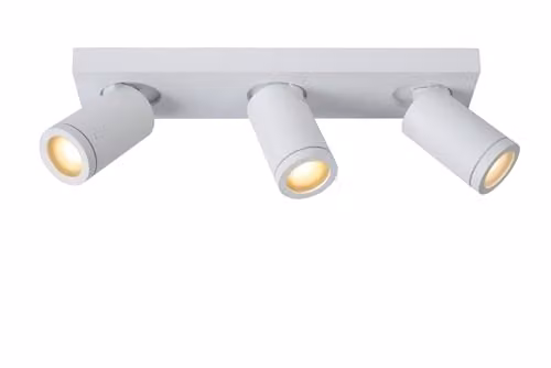 Lucide Taylor Dimmable and Adjustable LED Ceiling Spotlight Bar for Bathrooms, White