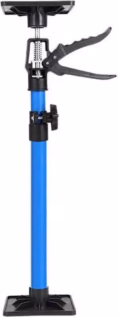 FLAVORA 2-Piece Adjustable Metal Ceiling Support Props in Blue, Height: 115-290 cm, Width: 52 cm