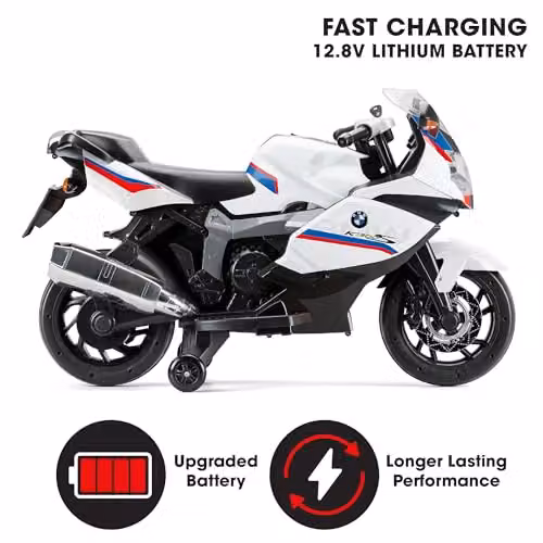 Xootz BMW Electric Ride-On Toy with Light and Sound, White – 4