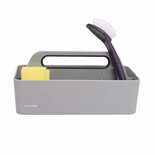 Calitek Cleaning Caddy Organiser with Gripped Handle in Grey