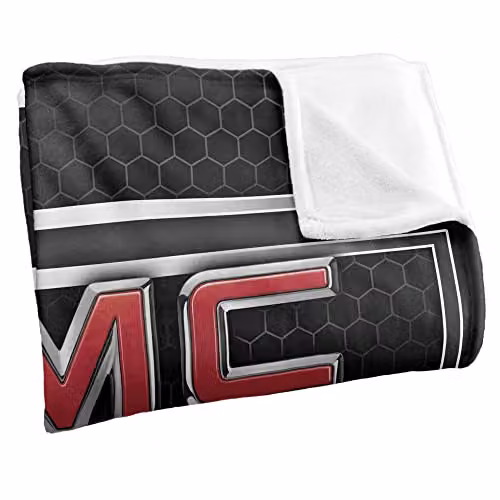 GMC White Front Grill Silky Touch Super Soft Fleece Throw Blanket W/D/H: 152 x 127 cm – 2