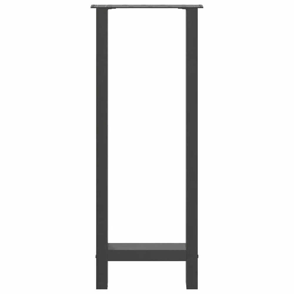 Berkfield Home Coffee Table Legs in Anthracite Dark Grey, 2 pieces, Height: 50 cm, W/D/H: 50 x 100 x 101 cm – 3