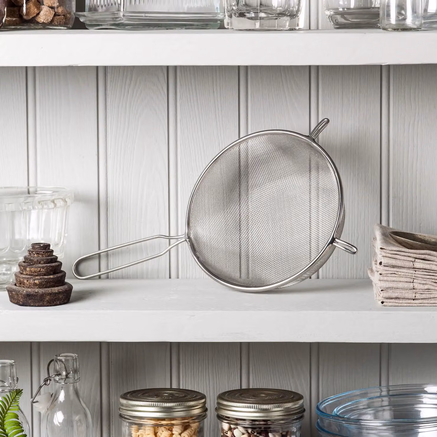 Kilo Stainless Steel Fine Mesh Round Sieve with Handles, Silver, Diameter: 20 cm – 2