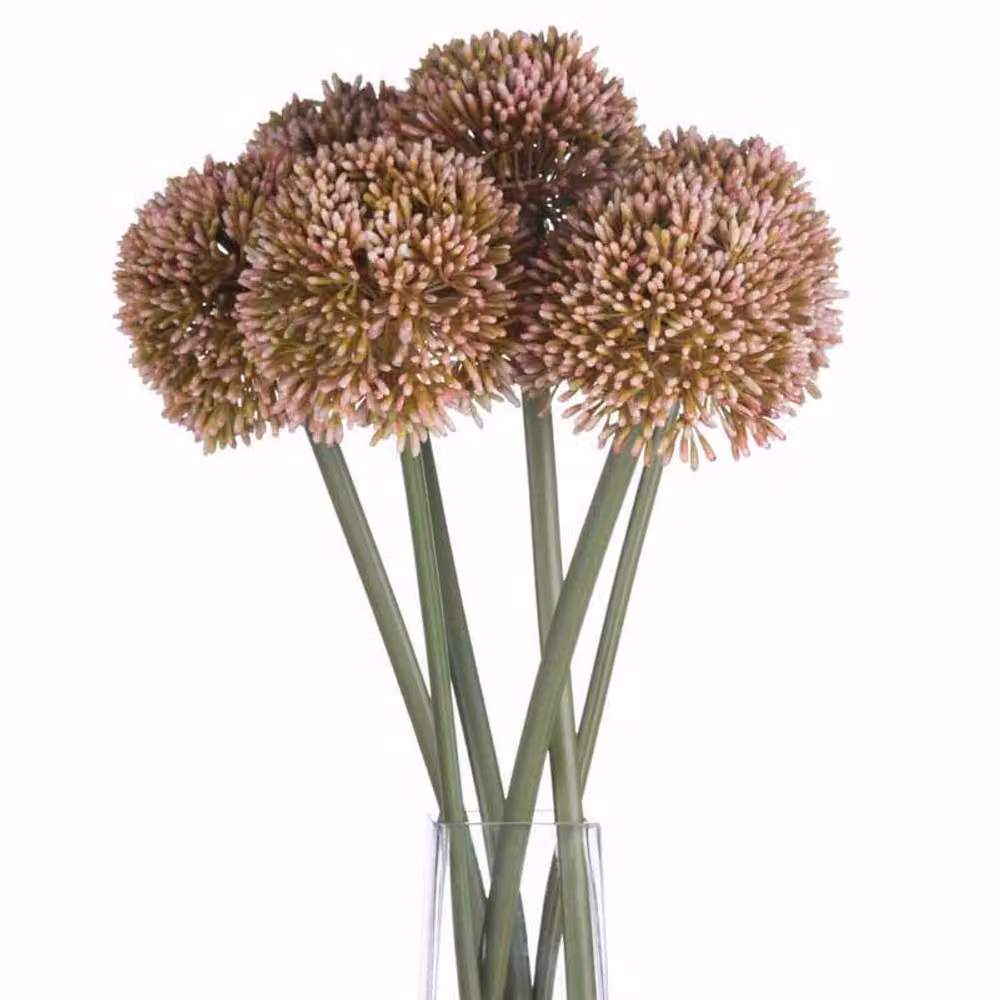 Lemon Pavilion Pink Allium Artificial Plastic Plant, W: 10 cm, D: 10 cm, H: 63 cm – 4