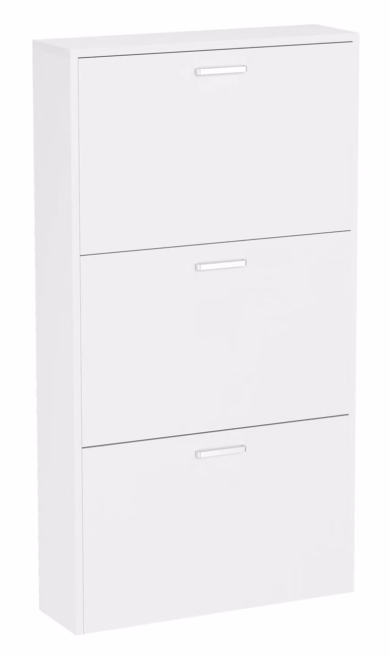 VCM Sulos M Shoe Cabinet in White