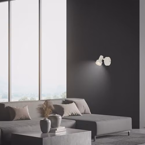 Briloner Adjustable White Wall Light with GU10 Socket, W/D/H: 8 x 10.5 cm – 4