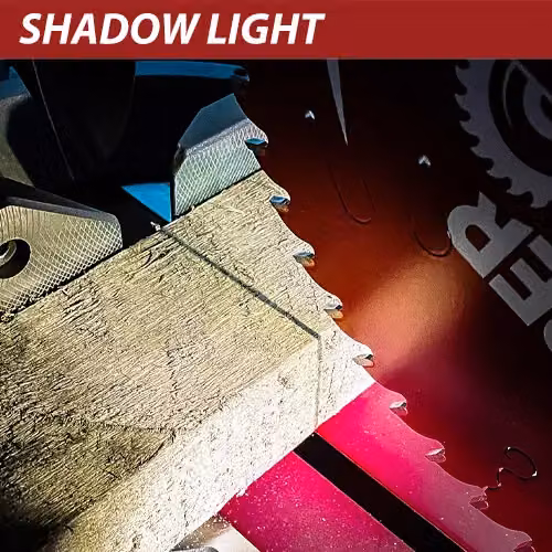 Lumberjack 12 Inch Double Bevel Mitre Saw with LED Shadow Light in Red W/D/H: 1000 x 760 x 340 mm – 10