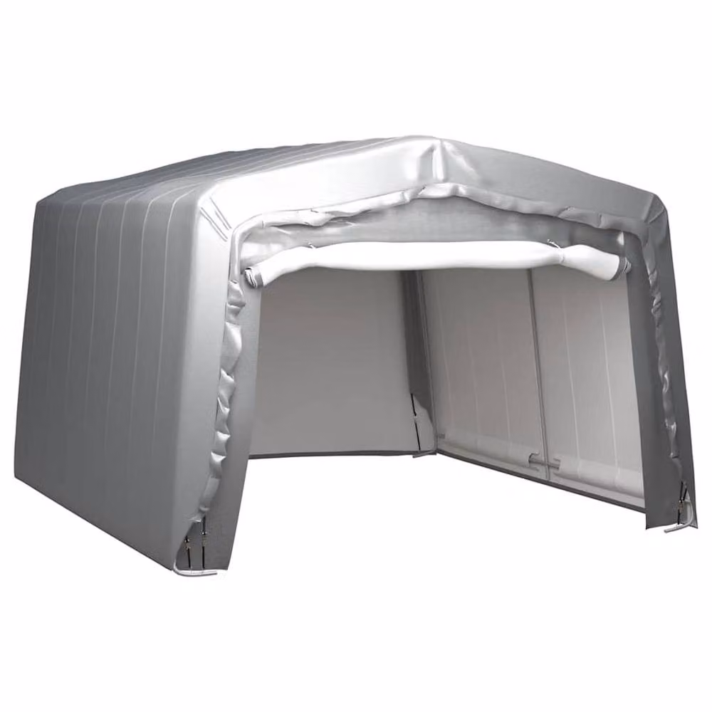 Berkfield Home Storage Tent in Grey, W/D/H: 370 x 370 x 260 cm – 2