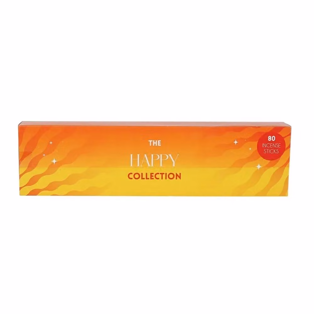Something Different Happy Collection Incense Sticks Set, 80 Pack, Multicolour, Fresh and Fruity Scents – 2