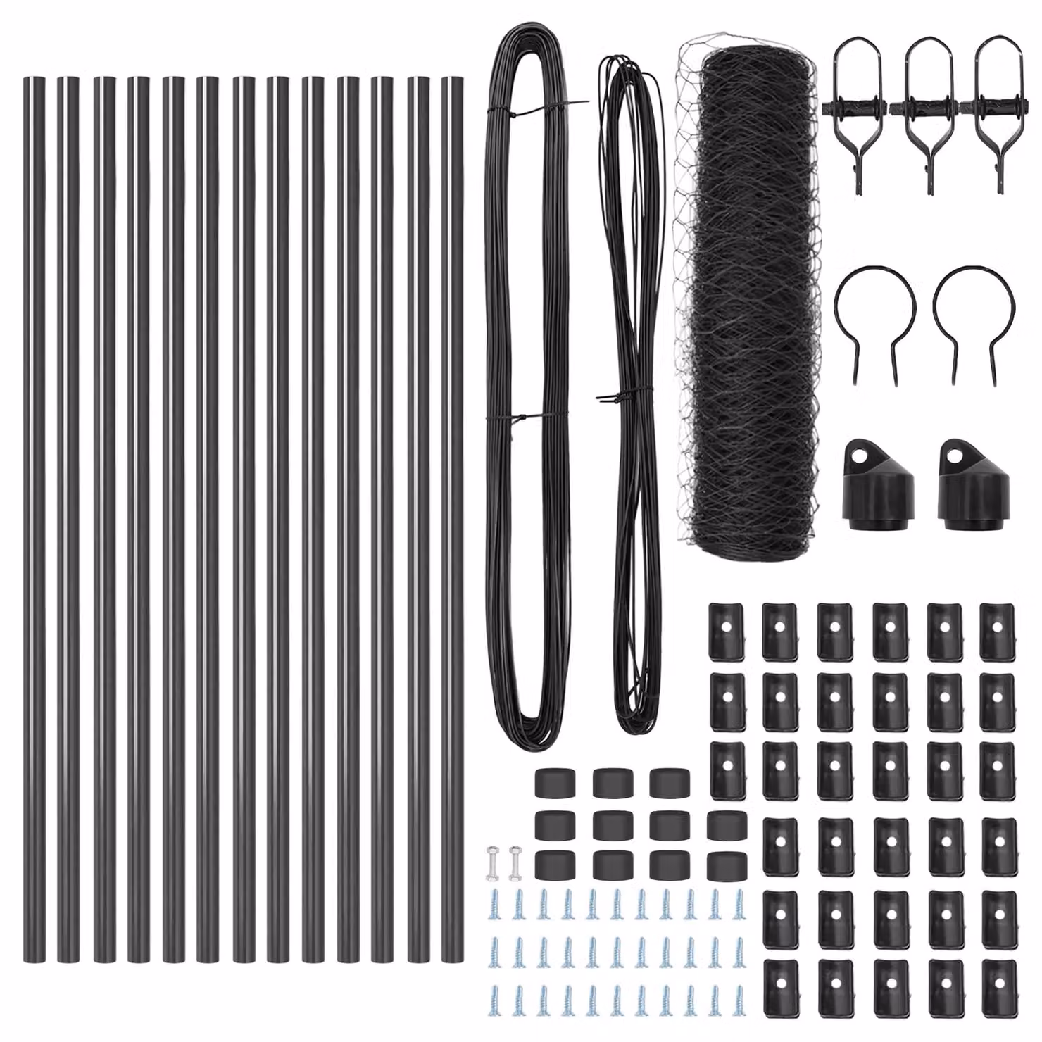 Berkfield Home Grey Steel Hexagon Fence, H: 0.8 m x W: 25 m – 3
