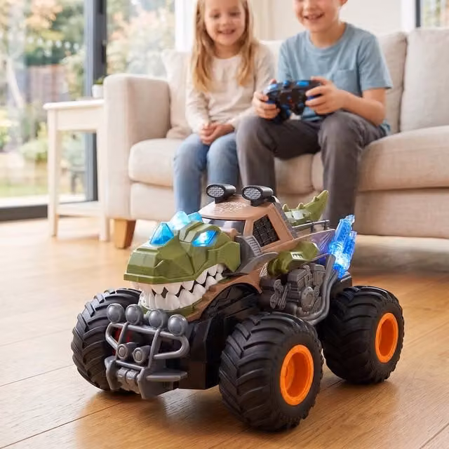 Kidkid Green Remote Control Dinosaur Car Toy for Kids