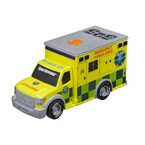 Nikko Rush and Rescue Ambulance Toy Vehicle in Yellow, 30 cm – 2