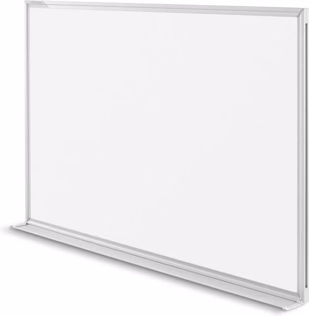 Magnetoplan Magnetic Wall Mounted Whiteboard, White, Width: 1800 cm