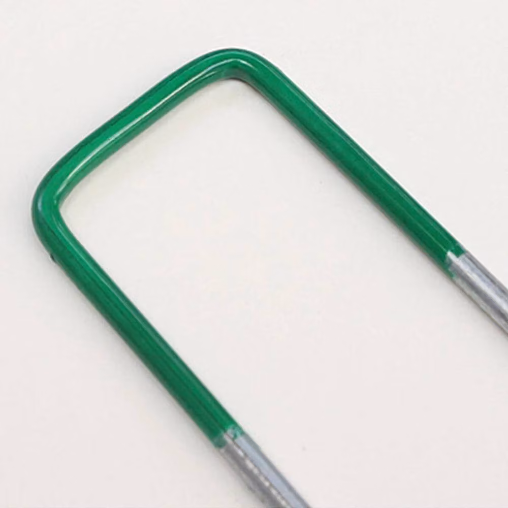 SPETLEK Galvanised Steel Garden Turf Pins, Green, 50 Pieces, 100g – 2