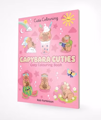 Scholastic Capybara Cuties Colouring Book with Adorable Characters – 2