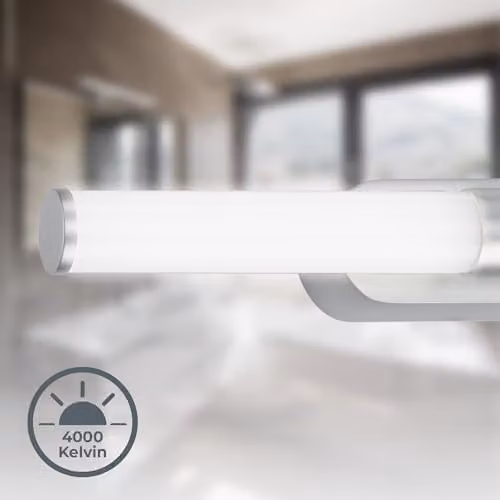 B.K.Licht LED Bathroom Mirror Wall Lamp, Chrome, 40 cm – 2