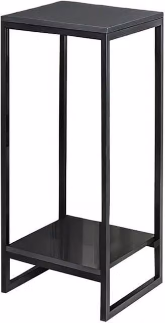 KORVIXA Black Slim Plant Stand Table for Indoor Plants and Herb Gardens, W/D/H: 60 x 24 x 60 cm – 1