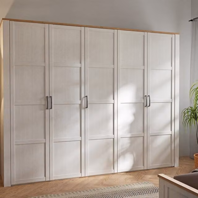 Furniture To Go Bohol 5 Door Wardrobe in White