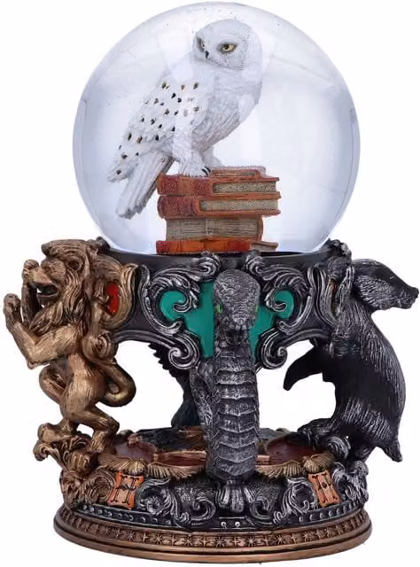 Nemesis Now Harry Potter Hedwig Snow Globe, White, Height: 18.5 cm