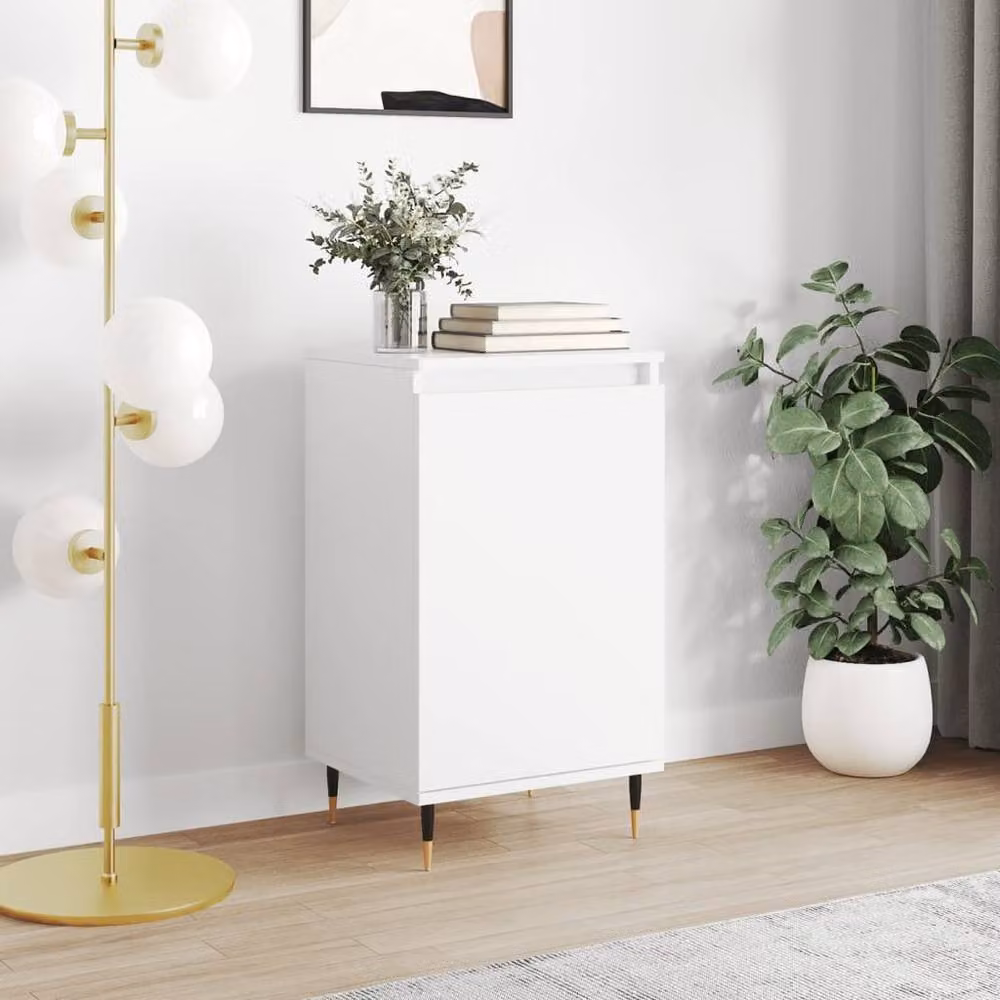 Berkfield Home White Matt Sideboard W/D/H: 40 x 35 x 70 cm – 2
