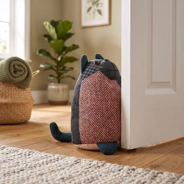 Orsina Heritage Small Cat Door Stop in Green, W/D/H: 18 x 10 x 19 cm – 3