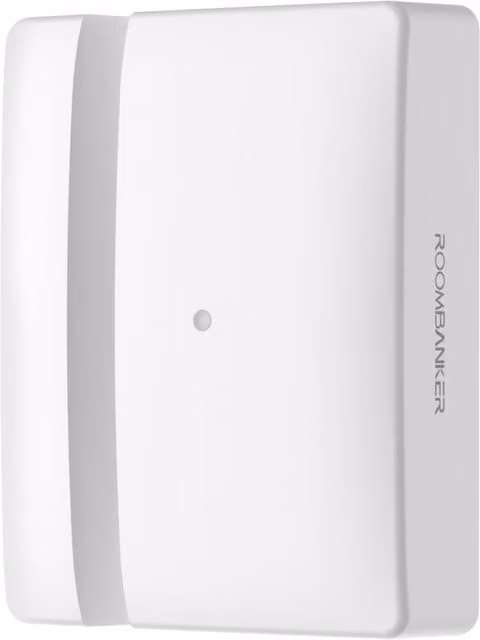 Roombanker Smart Door and Window Sensor with Remote App Monitoring, White