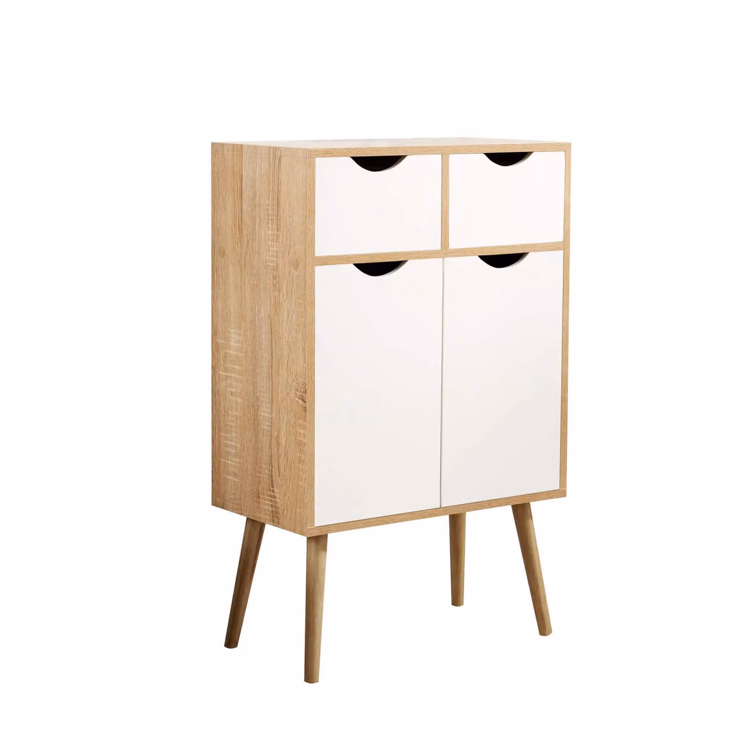 Home Source Boden Scandinavian Style Sideboard and Chest of Drawers in Natural Wood – 6