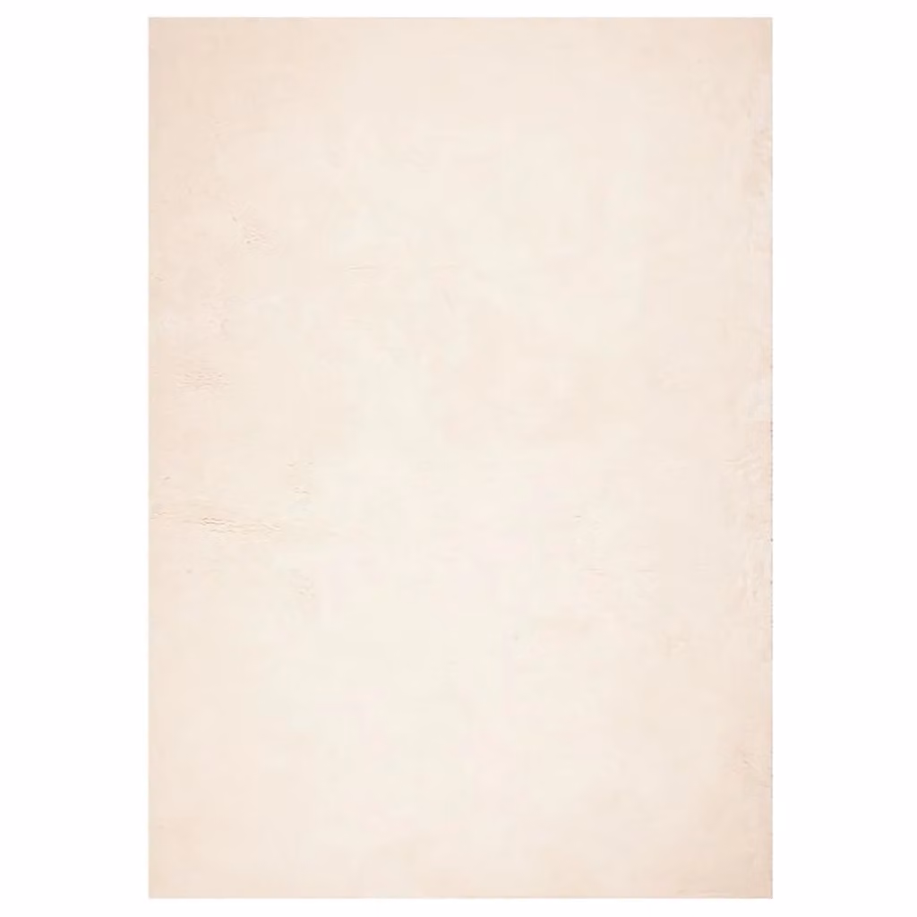 Berkfield Home HUARTE Short Pile Washable Beige Rug, W/D/H: 140 x 200 cm – 1