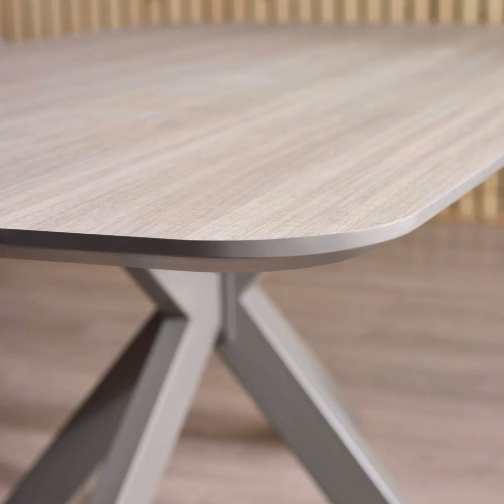 Cheshire Premium Northbridge 180cm Rectangular Dining Table in Beige and Multicolour – 3