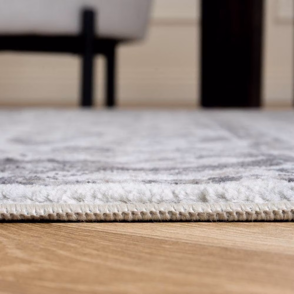 THE RUGS Montana Bordered Design Grey Living Room Area Rug W: 80 cm, L: 150 cm – 2