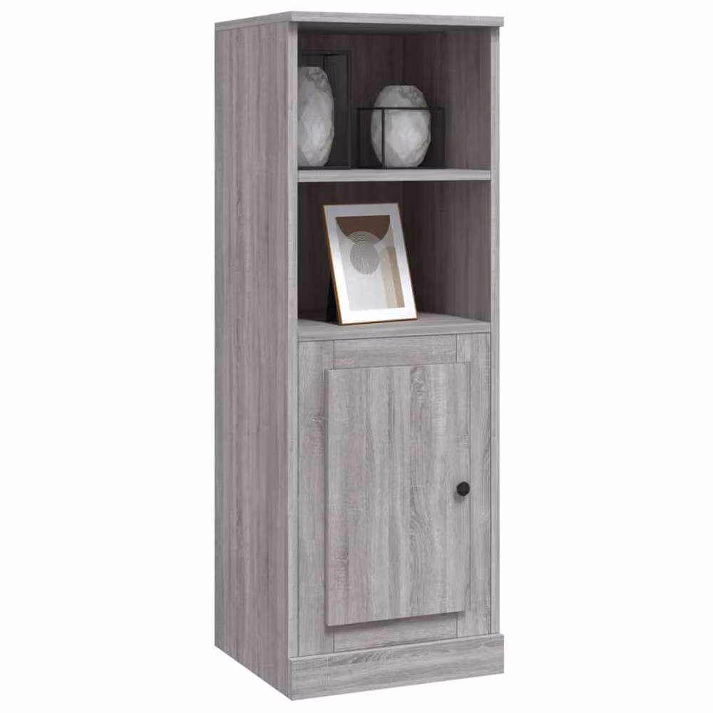 Berkfield Home Grey Sonoma Highboard in Engineered Wood, W/D/H: 36 x 35.5 x 103.5 cm – 3