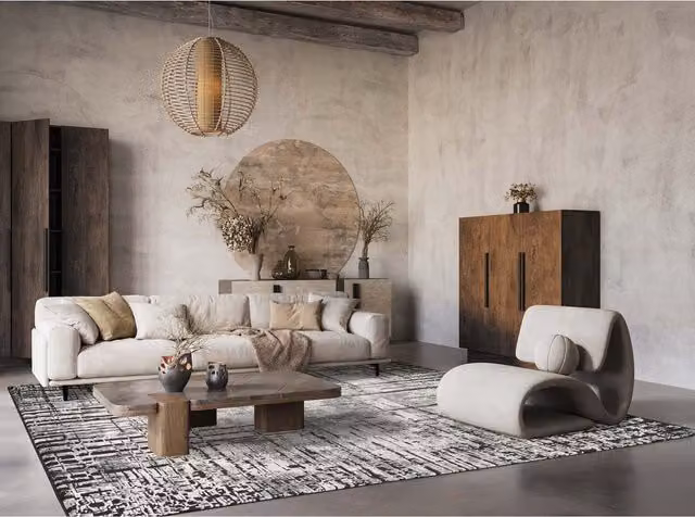 Desire Rugs Anthracite Grey Modern Abstract Area Rug W: 290 cm, D: 200 cm