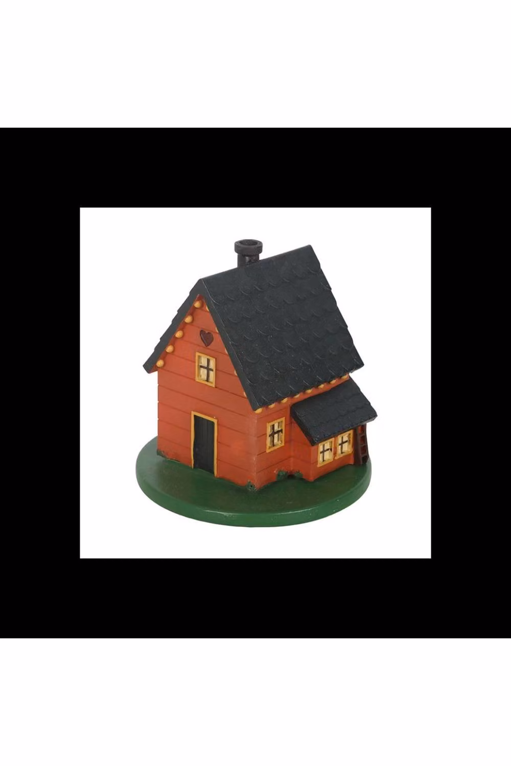 KDMD Brown House Resin Incense Cone Burner Chimney Aroma Tabletop Decor – 2