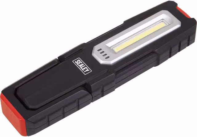 Loops Slim Magnetic Inspection Light with 5W COB and 1W SMD LED, Wireless Rechargeable, IP68, Black and Multicolour