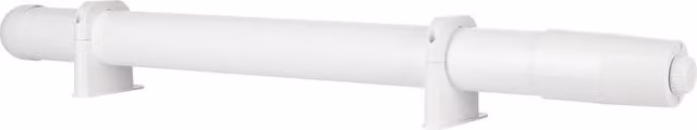 TCP 120W White 2ft Wall Mounted Tube Heater with Thermostat