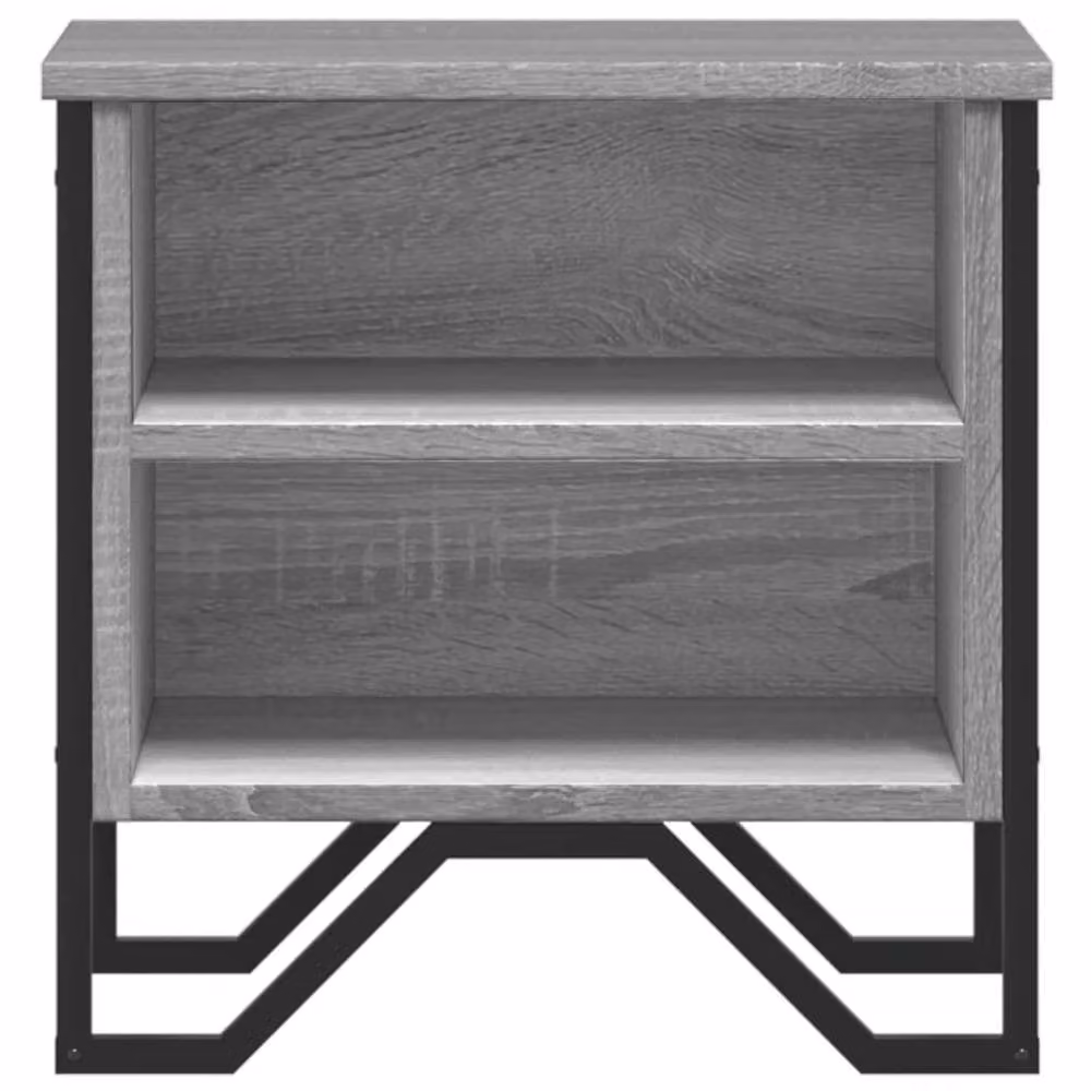 Berkfield Home Grey Sonoma Decorative Bedside Cabinet 2 Piece Set W/D/H: 40 x 30 x 40 cm – 4
