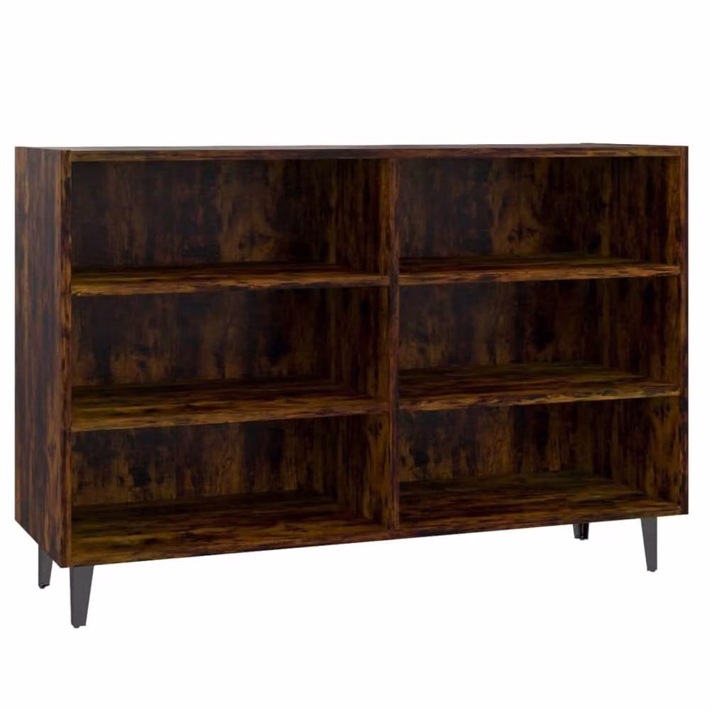 Berkfield Home Smoked Oak Sideboard in Brown, W/D/H: 103.5 x 35 x 70 cm – 3