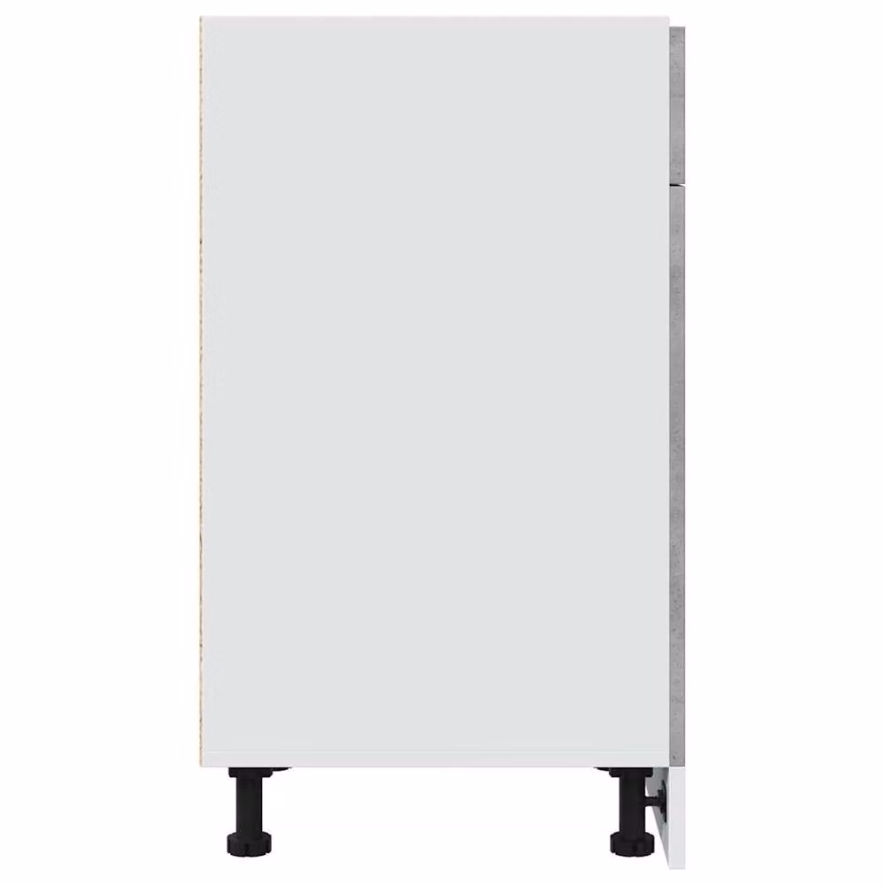 Berkfield Home Lyon Drawer Bottom Cabinet in Concrete Grey, W: 40 cm, D: 46 cm, H: 81.5 cm – 2