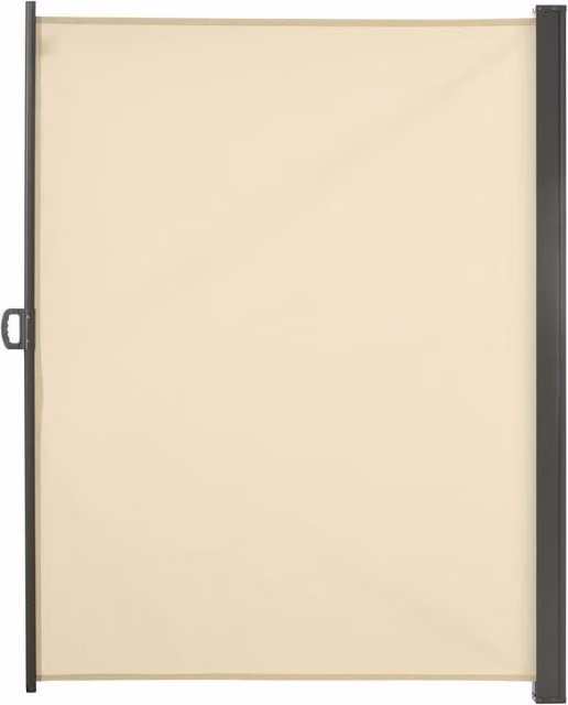 Outsunny Retractable Side Awning Privacy Screen, Beige, W: 300 cm, H: 200 cm – 1