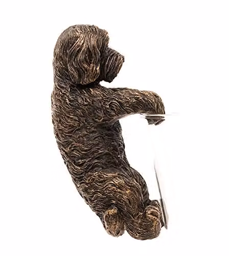 Jardinopia Antique Bronze Cockapoo Hanging Plant Pot Buddy Ornament – 2