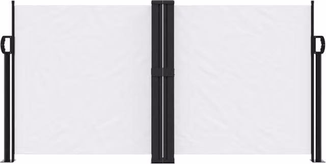 Berkfield Home Retractable Single Side Awning in White, W/H: 600 x 120 cm – 1
