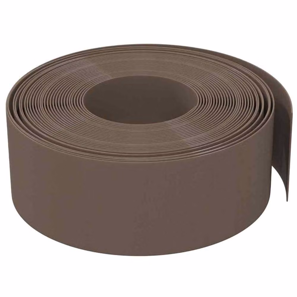 Berkfield Home Garden Edgings, 3 Pieces, Brown, 10 m, 20 cm, Polyethylene – 3