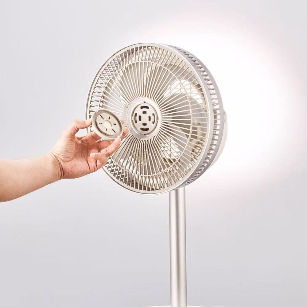 Doshisha Kamomefan +c Move Silent 3D Auto-Oscillation Floor Fan in White – 2