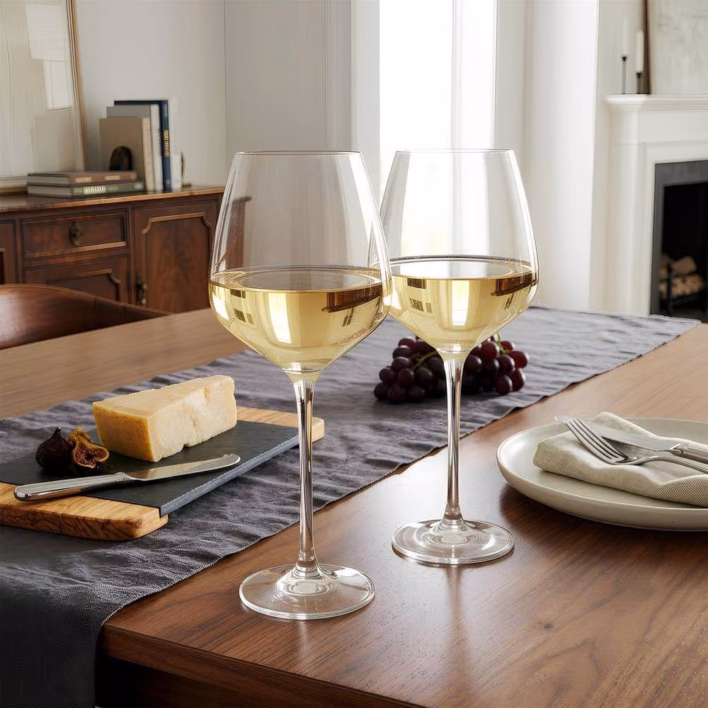 Argon Tableware Knightsbridge Lead-Free Crystal Wine Glasses, 500ml, Pack of 6, Transparent – 3