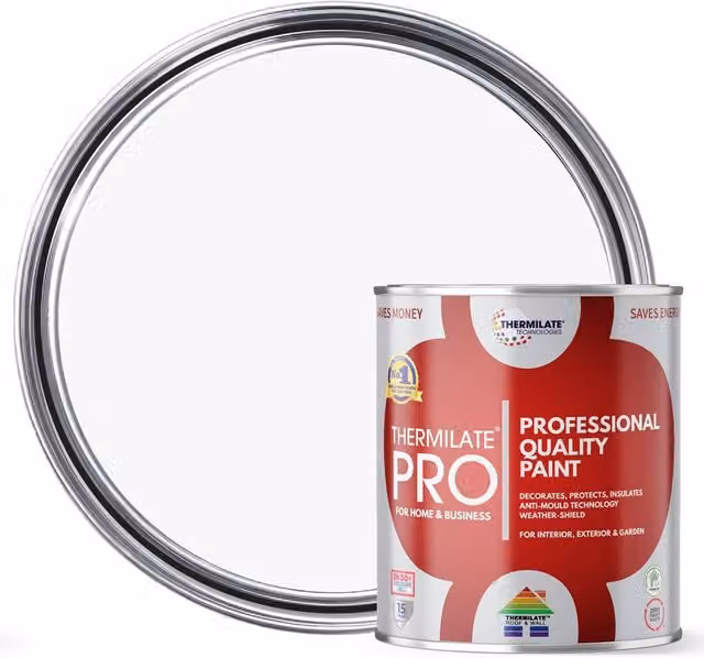 Thermilate Technologies Pro Flex Multi Surface All-in-One Satin Paint in White, 5 l