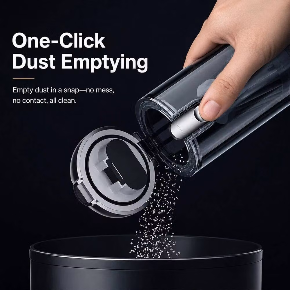 Kelvenix Cordless High Power Handheld Car Vacuum Cleaner in Black with Blow Function and Pet Hair Removal Capability – 3
