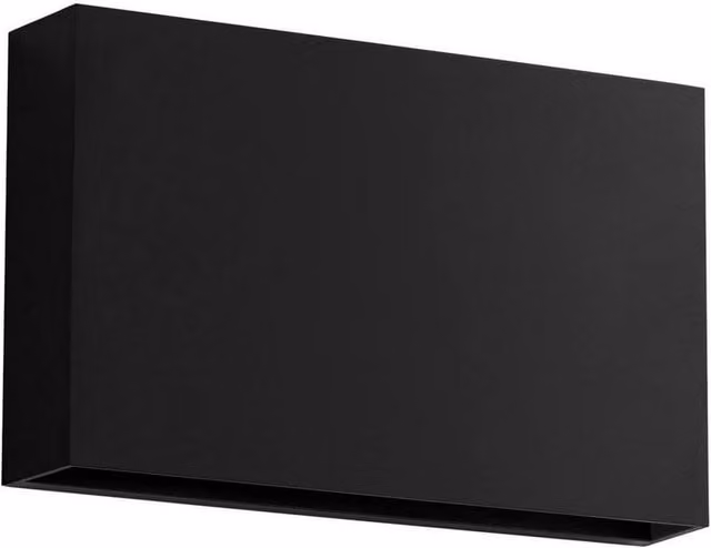 Netlighting Yoko LED Outdoor Wall Down Lamp in Sandy Black, 7W, 374lm, 3000K, IP65 – 1