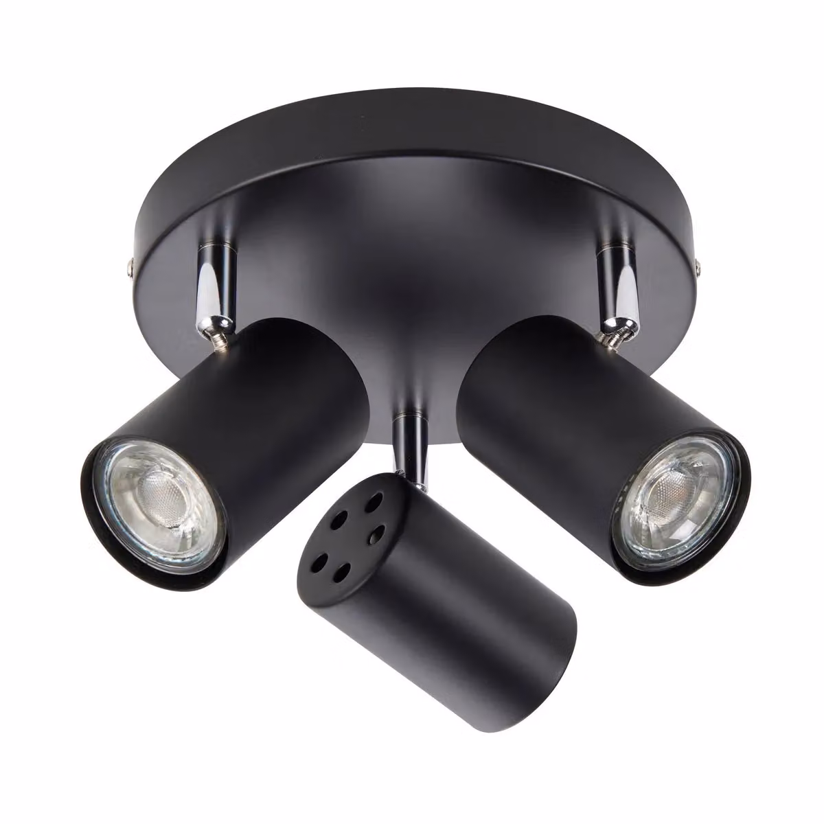 Netlighting Arezzo 3-Light Ceiling Spotlight Cluster in Matt Black – 2